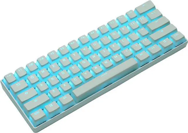 Alt view image 2 of 7 - Happy Balls Keycaps PBT Backlit Doubleshot Cherry MX Pudding Keycap Set OEM Profile Translucent with Keycap Puller for US UK Layout 61 68 84 87 104 108 MX Switches Mechanical Keyboard (White)