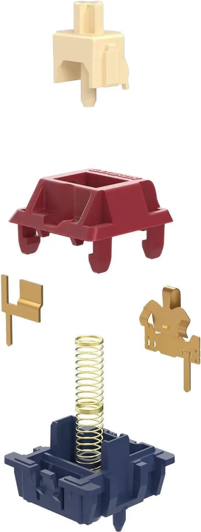 Alt view image 2 of 5 - GATERON Quinn Keyboard Switches, Tactile 59gf RGB 5 Pin Pre Lubed for MX Mechanical Gaming Keyboard (35PCS)