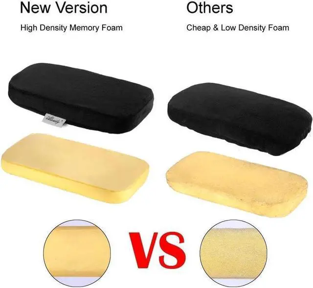 Alt view image 5 of 7 - Aloudy Arm Rest Pillow, 2021 New Size 11 Office Chair Armrest Cover Pads, Comfy Desk Chair Cushions for Elbows and Forearms(Large, Set of 2)