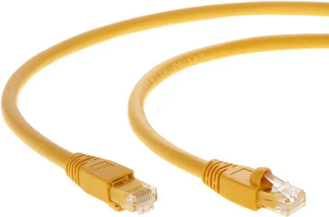 Alt view image 4 of 7 - InstallerParts (10 Pack Ethernet Cable CAT6A Cable UTP Booted 6 FT - Yellow - Professional Series - 10Gigabit/Sec Network/High Speed Internet Cable, 550MHZ