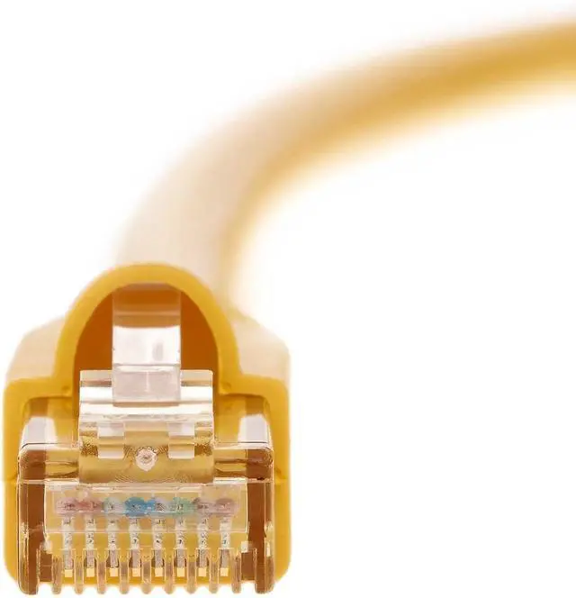 Alt view image 6 of 7 - InstallerParts (10 Pack Ethernet Cable CAT6A Cable UTP Booted 6 FT - Yellow - Professional Series - 10Gigabit/Sec Network/High Speed Internet Cable, 550MHZ