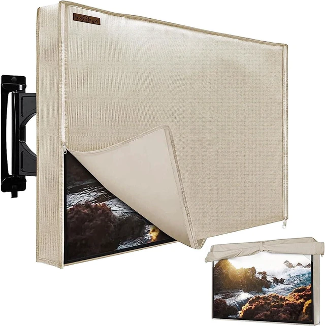 Main image of Outdoor TV Cover 52-55 Inch, 600D Waterproof and Weatherproof, with Zipper