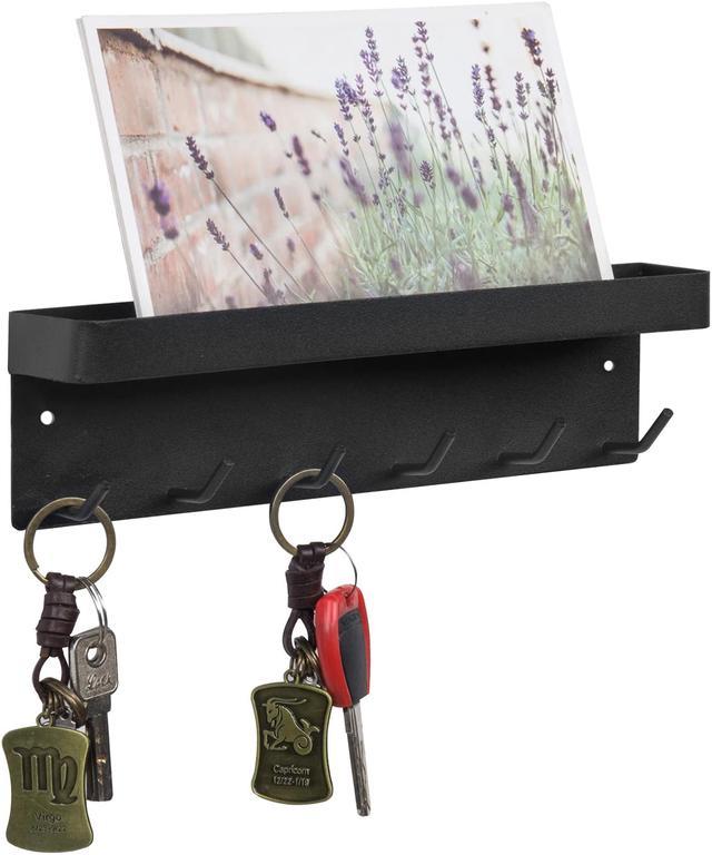 Entryway Organizer, Modern Shelf Key Rack for Wall