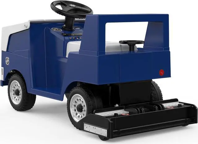 Alt view image 5 of 7 - Zamboni Dual Motors Power Riding Toy with LED Lights, NHL Team Logo, Trunk Storage, EVA Tires, Music & Zamboni Noise - Electric Ride On Toy for Kids 3-8 - Perfect for Hockey Fans & NHL Teams