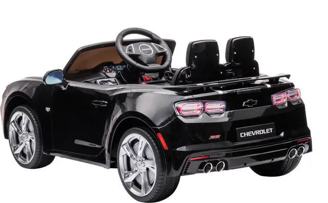 Alt view image 4 of 7 - Kids Ride On Car - Chevrolet Kids' Camaro 12V Electric Cars with Dual Motor, Seat Belt and Parent Remote Control - Friendly Ride On Car with Remote Control for Kids 3 over Camaro Ride On Cars for Kids