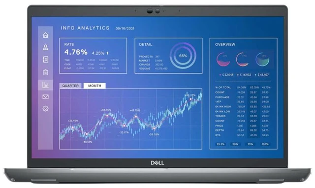 Main image of Dell Precision 3571 15.6" Laptop, Intel Core i5-12500H, 16GB RAM, 512GB NVMe SSD, NVIDIA T600 Graphics, Touchscreen, Windows 11 Pro, Grade A Refurbished, 1 Year Warranty, 90-Day Battery Warranty