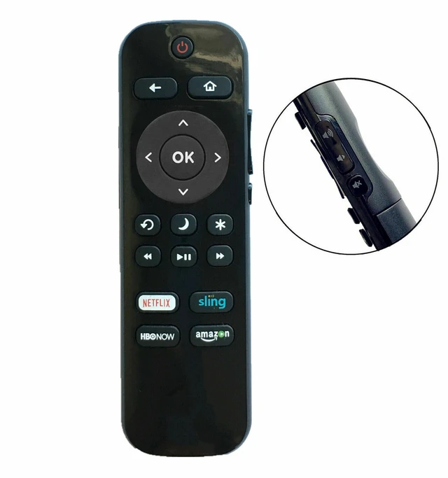 Main image of New Remote LC-RCRUS-17 for Sharp R*ku TV with Netflix Sling HBONOW Amazon
