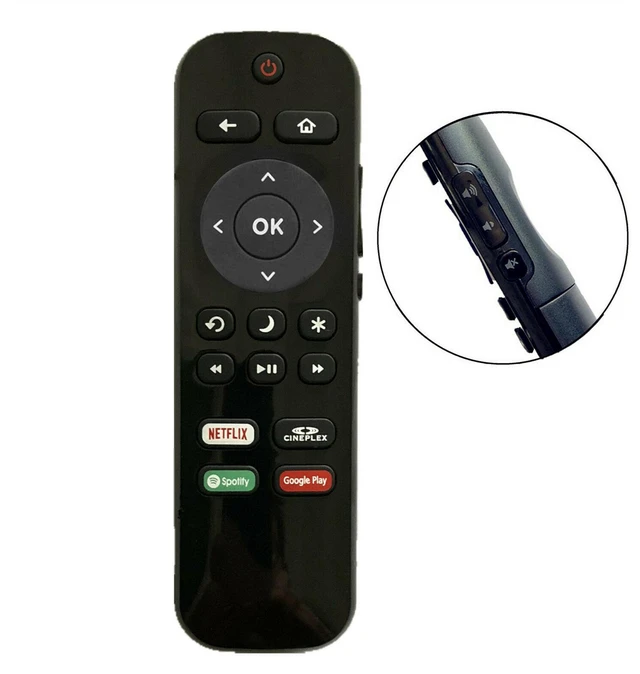 Main image of New Remote Control For Insignia R*ku TV Spotify Netflix NS-40DR420NA16