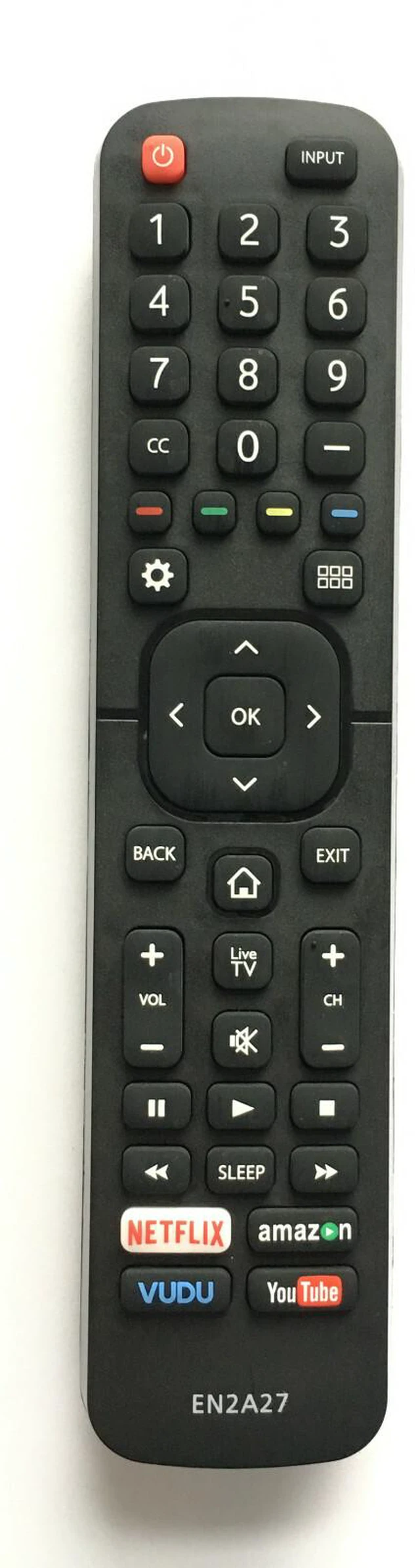 Main image of New Hisense Replacement Remote EN2A27 EN2A27HT for Hisense SMART LED TV