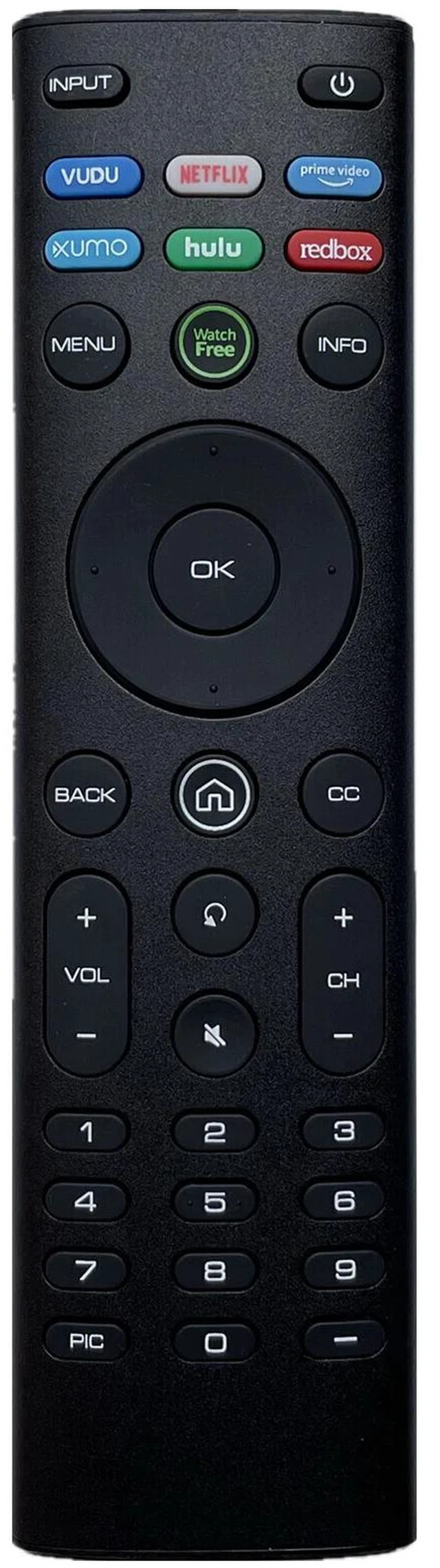 Main image of New 6 Key XRT140 for Vizio Smart TV Remote Control w Vudu Amazon iheart Netflix