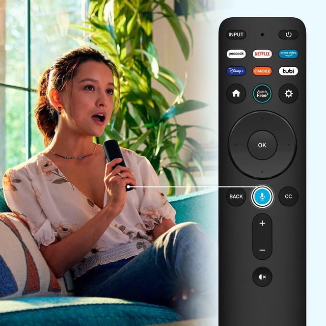 Alt view image 2 of 4 - New Voice Remote for Vizio M7 Series 4K QLED HDR Smart TV M58Q7-J01 M50Q7-J01