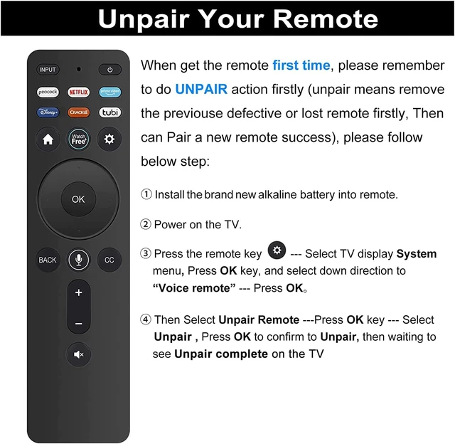 Alt view image 3 of 4 - New Voice Remote for Vizio M7 Series 4K QLED HDR Smart TV M58Q7-J01 M50Q7-J01