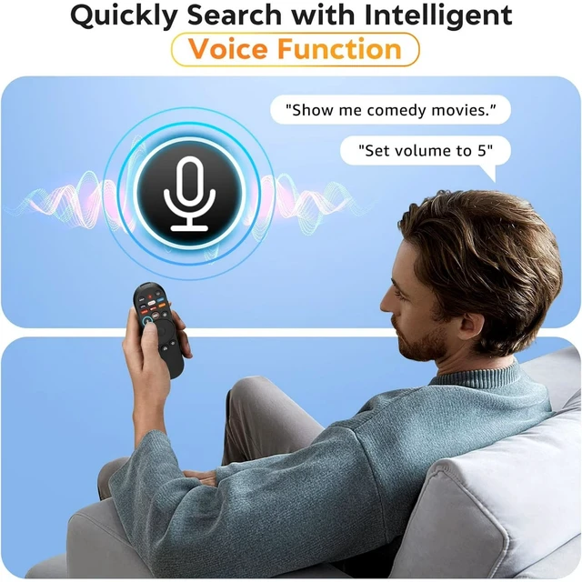 Alt view image 5 of 7 - Voice Remote Control XRT270 for Vizio TV FHD 4K Quantum D/P/M/V-Series Smart TV