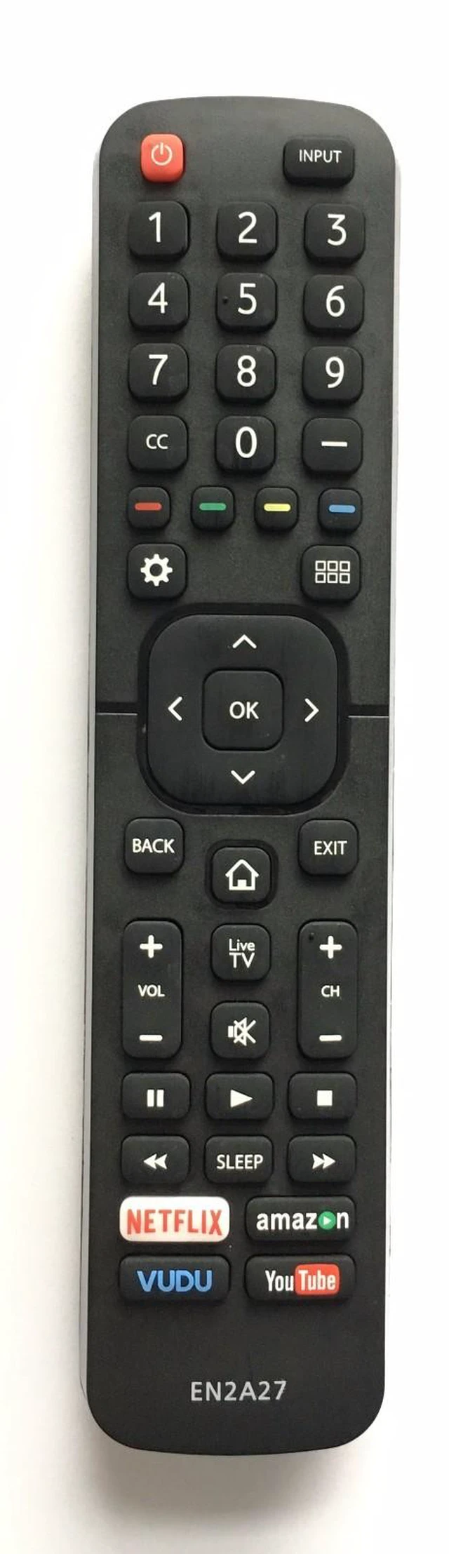 Main image of New USBRMT Remote EN2A27 for Hisense SMART LED TV Remote Control 55H6B 50H7GB