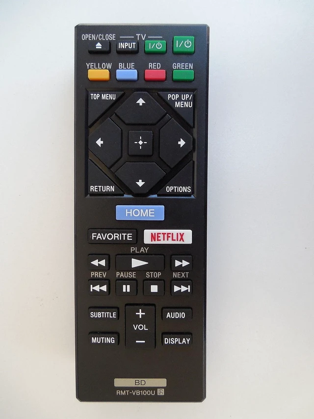 Main image of New Remote RMT-VB100U for Sony BDP-S3700 BDP-BX370 BDP-S1700 UBP-X700 UBP-UX70