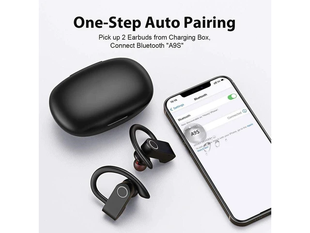 Alt view image 3 of 7 - NEW 2023 PRO Sport Earbuds Bluetooth 5.0 TWS Headsets Wireless headphones in Ear