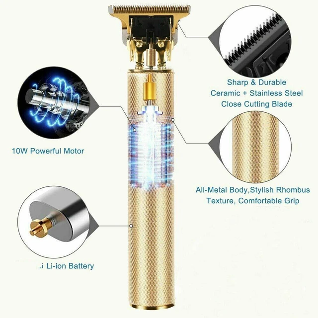 Alt view image 4 of 7 - Professional Trimmer Hair Clippers Cutting Beard Cordless Barber Shaving Machine
