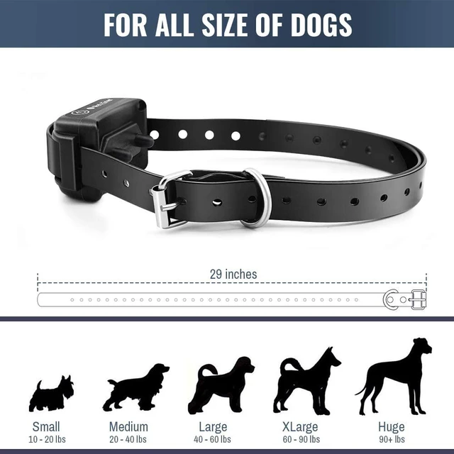 Alt view image 6 of 6 - 2Pcs Dog Shock Training Collar Rechargeable with LCD Remote Waterproof 330 Yards