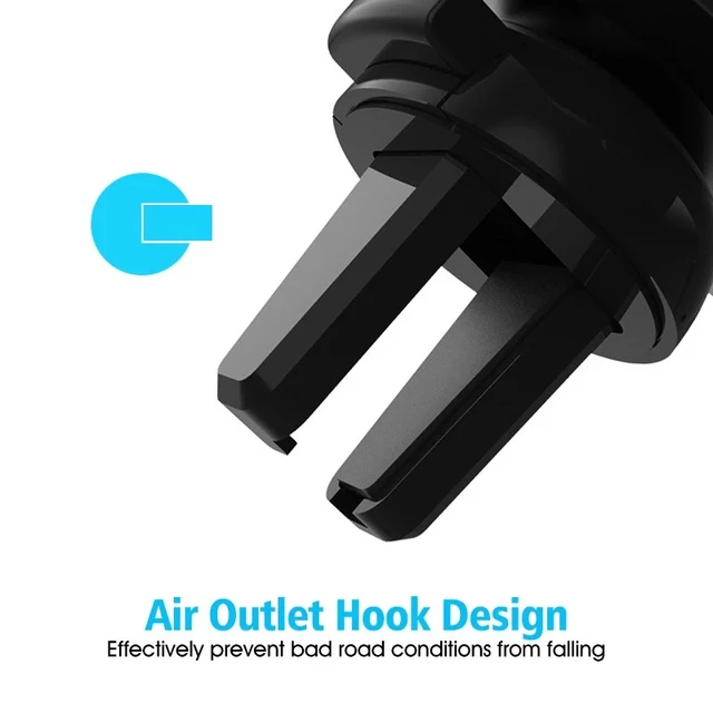 Alt view image 6 of 7 - Gravity Car Mount Phone Holder Air Vent Universal Stand for All iPhone Samsung