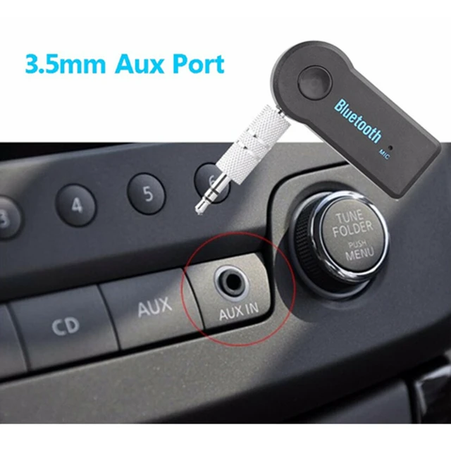 Alt view image 4 of 7 - Wireless Bluetooth Receiver 3.5mm AUX Audio Stereo Music Home Car Adapter Kit