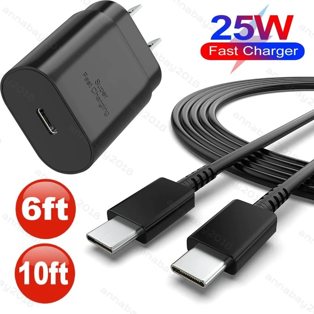 Main image of 25W Super Fast Wall PD Charger Type C USB-C For Samsung Galaxy Note S22 S21 S20