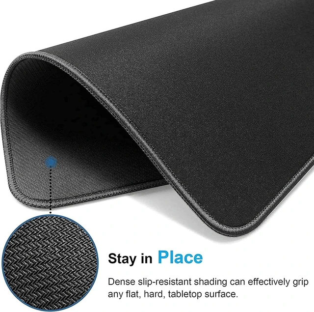 Alt view image 3 of 7 - 3X Non-Slip Mouse Pad Stitched Edge PC Laptop For Computer PC Gaming Rubber Base