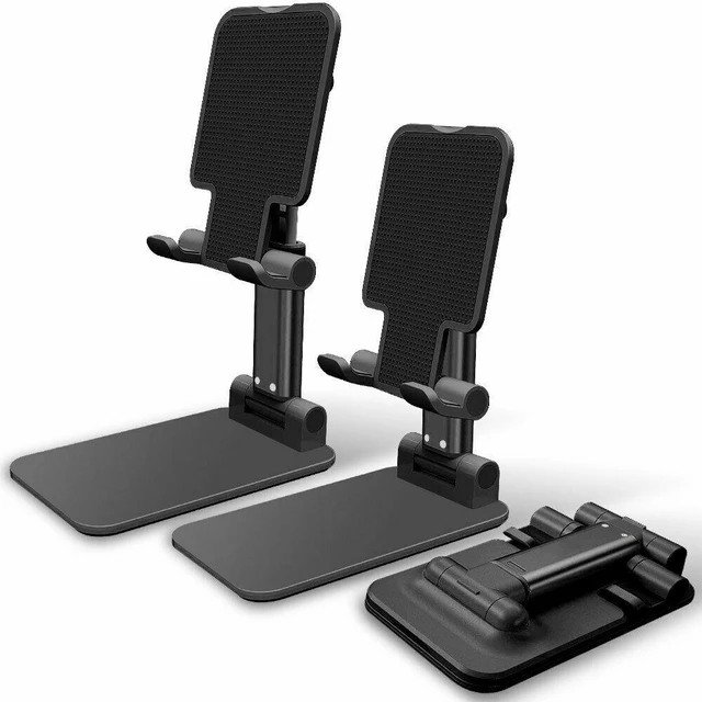 Alt view image 3 of 7 - Adjustable Phone Tablet Desktop Stand Desk Holder Mount Cradle For iPhone iPad