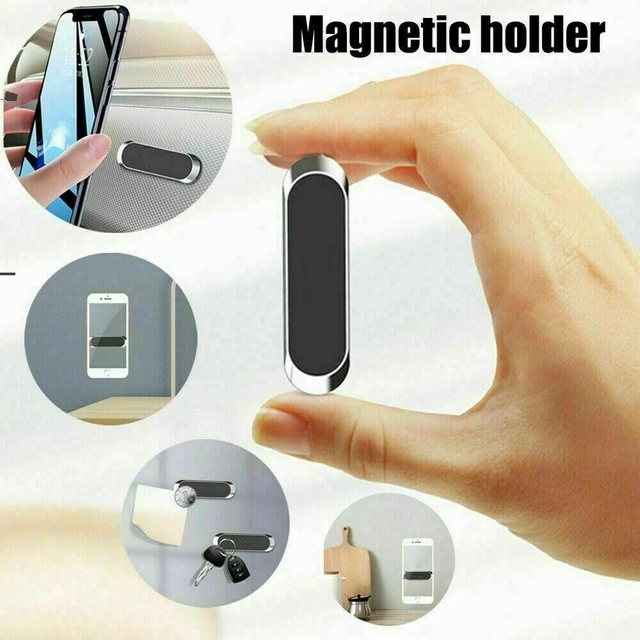 Alt view image 3 of 7 - 2 PCS Magnetic Car Mount Phone Holder Dashboard Magnet Stand 360 Rotation Gear