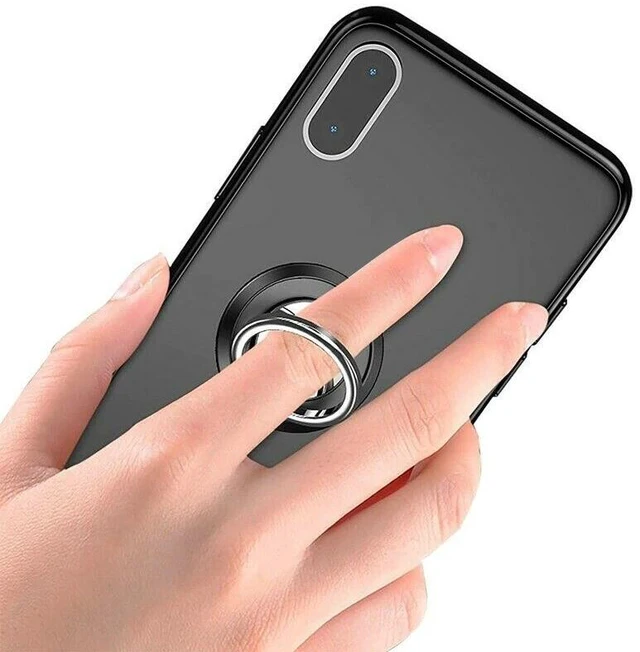 Alt view image 3 of 7 - Finger Ring Holder Stand Grip 360° Rotating For Cell Phone Car Magnetic Mount
