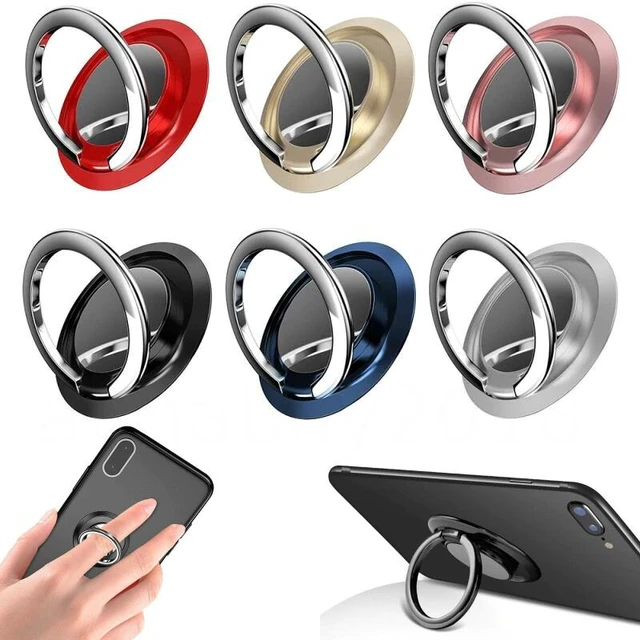 Main image of Finger Ring Holder Stand Grip 360° Rotating For Cell Phone Car Magnetic Mount
