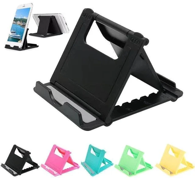 Alt view image 2 of 7 - Adjustable Phone Holder Stand Folding Foldable Thin Cradle for Samsung iPhone