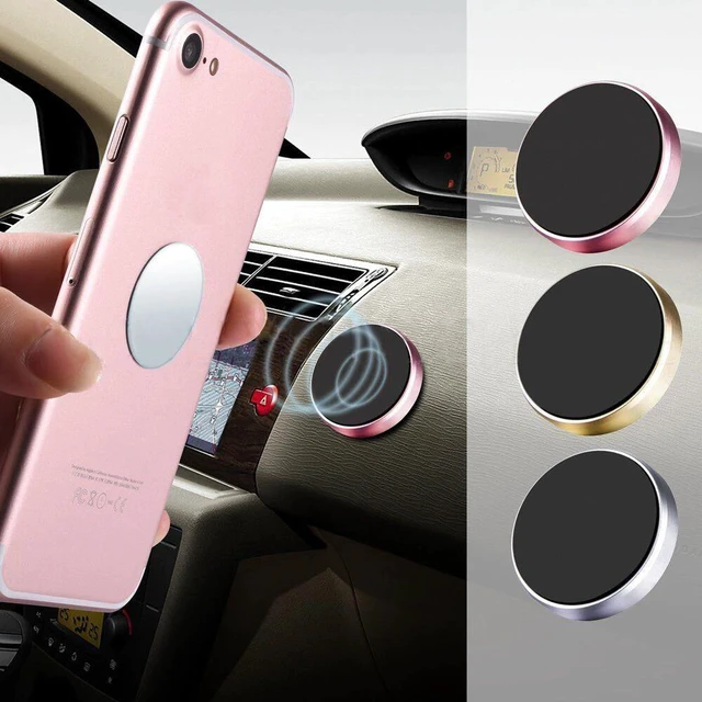 Alt view image 2 of 7 - 2-Pack Magnetic Universal Car Mount Holder For Cell Phone Samsung Galaxy iPhone