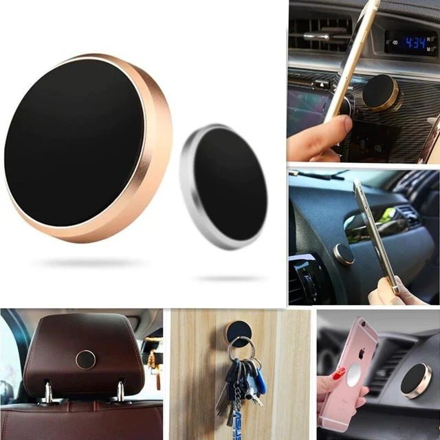 Alt view image 3 of 7 - 2-Pack Magnetic Universal Car Mount Holder For Cell Phone Samsung Galaxy iPhone