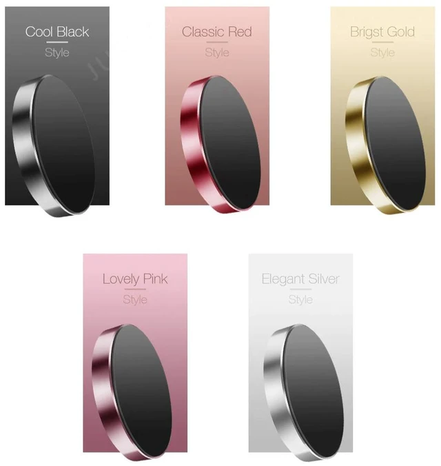 Alt view image 4 of 7 - 2-Pack Magnetic Universal Car Mount Holder For Cell Phone Samsung Galaxy iPhone