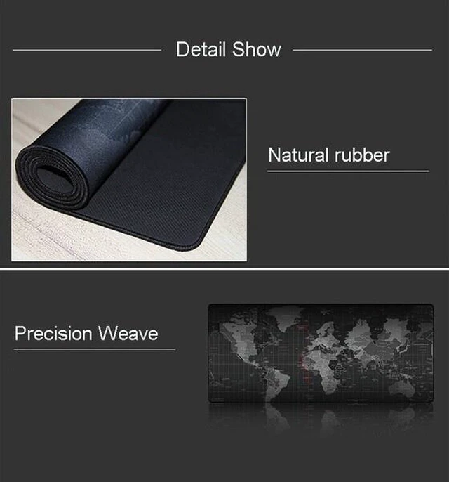 Alt view image 7 of 7 - Extended Large High-Performance Anti-Fray Gaming Mouse Pad Computer Keyboard Mat