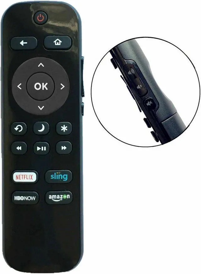 Alt view image 3 of 4 - TV Remote LC-RCRUS-17 For Hisense TV Netflix 40h4d 50h4d 55h4d