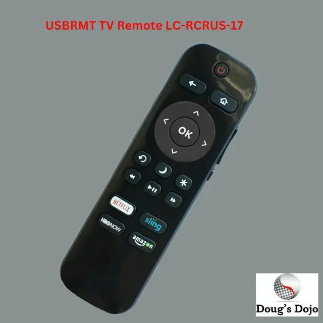 Alt view image 2 of 4 - TV Remote LC-RCRUS-17 For Hisense TV Netflix 40h4d 50h4d 55h4d