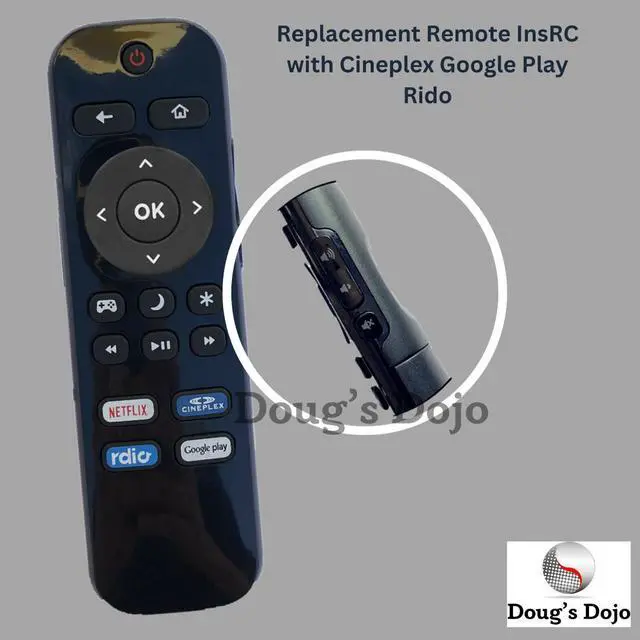 Alt view image 3 of 4 - New Remote For Insignia TV with Cineplex Google Play Rido NS-43DR710NA17
