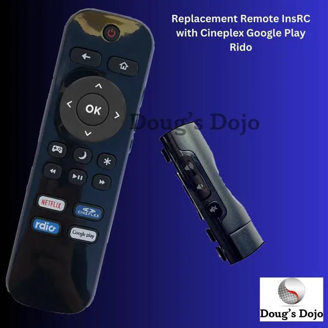 Alt view image 4 of 4 - New Remote For Insignia TV with Cineplex Google Play Rido NS-43DR710NA17