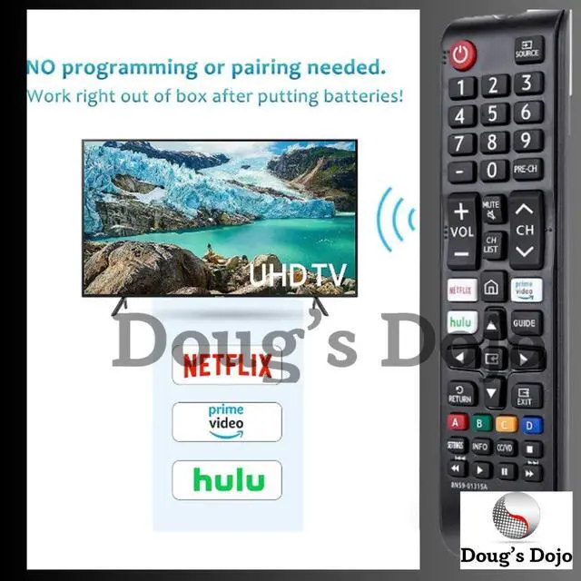 Alt view image 4 of 4 - NEW BN59-01315A Replacement TV Remote for Samsung LED 4K ULTRA HDTV Smart TV