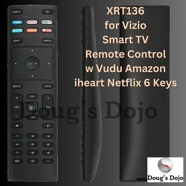 Alt view image 3 of 4 - New XRT136 for Vizio Smart TV Remote Control w Vudu Amazon and Netflix 6 Keys