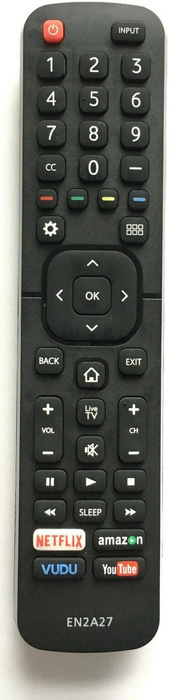 Alt view image 2 of 2 - New Replacement Remote EN2A27 for SMART LED TV 50H6D 55H8C