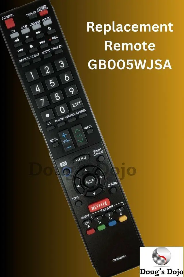Main image of NEW Replacement Remote GB005WJSA For GA890WJSA LC70LE650U LC60LE650U