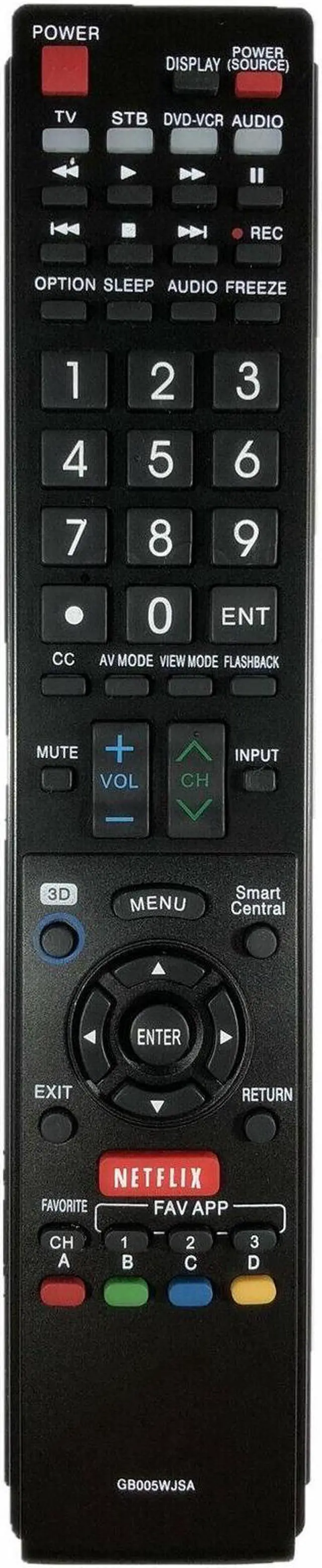 Alt view image 2 of 2 - NEW Replacement Remote GB005WJSA For GA890WJSA LC70LE650U LC60LE650U