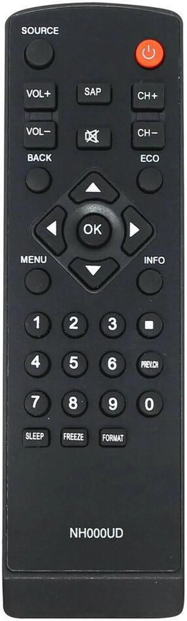 Alt view image 3 of 5 - NEW NH001UD NH000UD Remote for Sylvania Emerson TV LC320EM2 LC320EM1 LC401EM3F