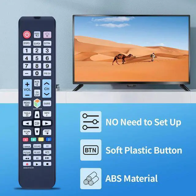 Alt view image 3 of 7 - NEW REMOTE BN59-01223A For Samsung TV UN32EH5300 UN40EH5300F UN46EH5300F