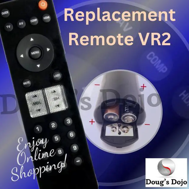 Main image of New Replacement Remote VR2 VR4 for VL260M VL370M VO320E VO370M VO420E