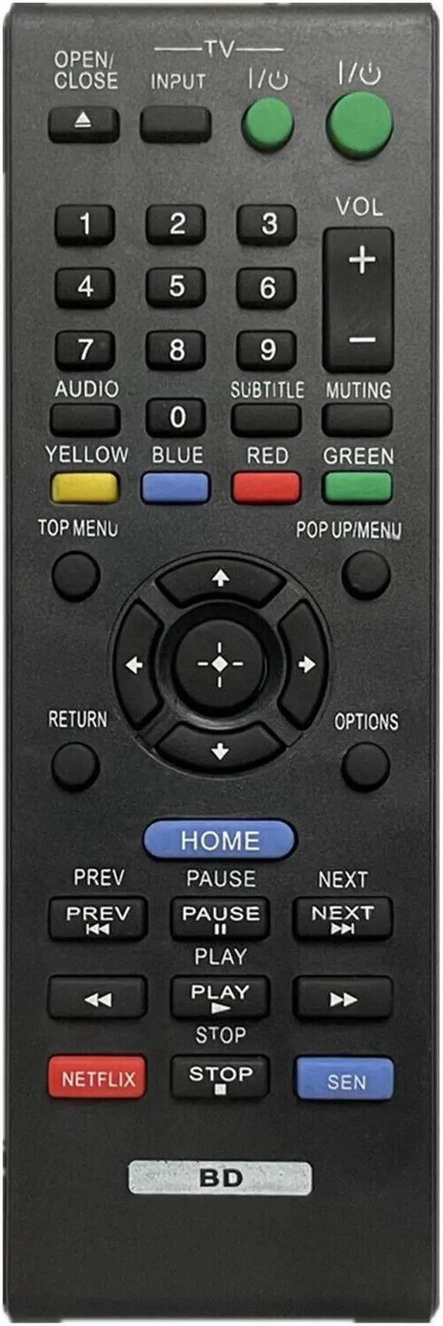 Alt view image 3 of 3 - Remote RMT-B115A For RMT-B119A DVD Blu-Ray Player BDP-S5100