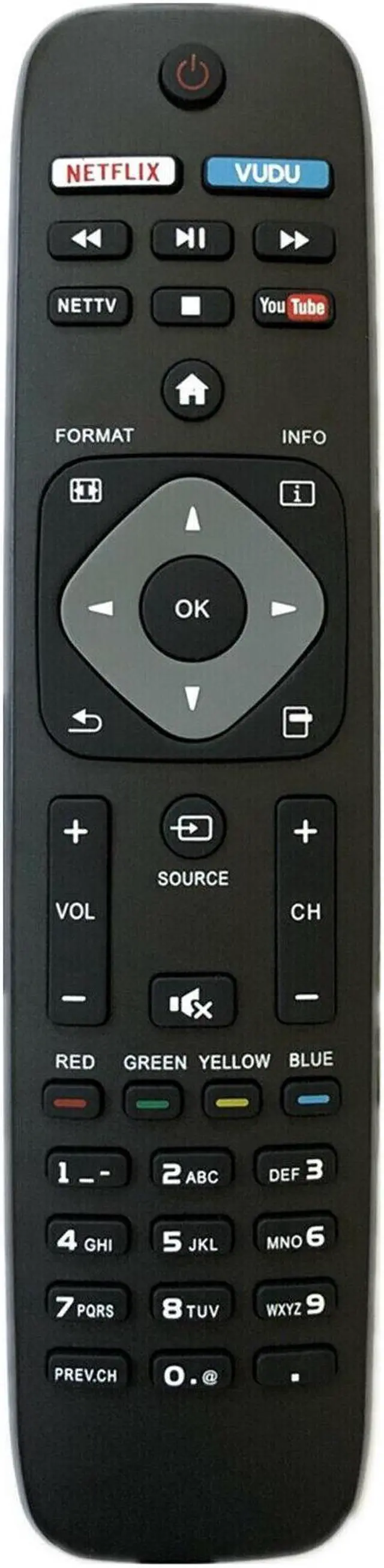 Alt view image 3 of 3 - New TV Remote Control For LCD LED Smart TV Netflix Vudu Youtube