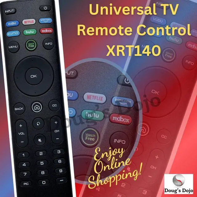 Alt view image 2 of 3 - Universal TV Remote Control XRT140